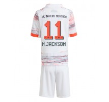 Bayern Munich Nicolas Jackson #11 Koszulka Wyjazdowa dzieci 2025-26 Krótki Rękaw (+ krótkie spodenki)